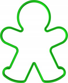 Karácsonyi Forma Karácsonyi Nagy XXL Mézeskalács figura 18cm