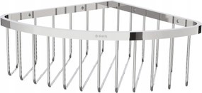 Sarok zuhanykosár Jázmin, króm