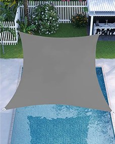 SONGMICS napvitorla 2x3 m füstszürke