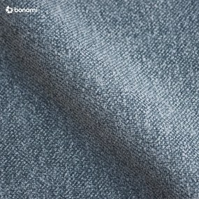Kék kárpitozott franciaágy ágyráccsal 160x200 cm Noira Slim – Bonami Selection