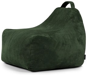 Zöld kordbársony gyerek babzsákfotel Game Amuse – SLOWDOWN