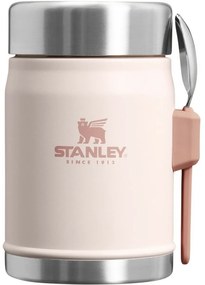 STANLEY 400 ml étkezési termosz kanállal/villávalRose Quartz