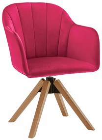 Zondo Irodai fotel Daine (bükk + rózsaszín). 1034254