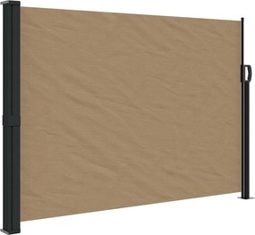 vidaXL tópszínű behúzható oldalsó napellenző 140 x 500 cm