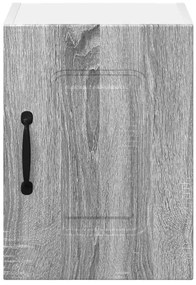 Fali konyhaszekrény 2 pcs Szürke Sonoma 30 x 31 x 40 cm Faanyag