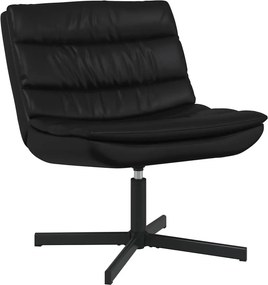 vidaXL Forgószék Fekete 63 x 75 x 76 cm PU