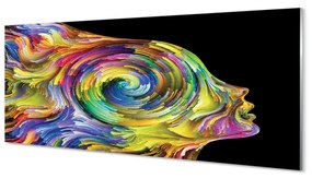 Üvegképek Nő színes kép 120x60cm