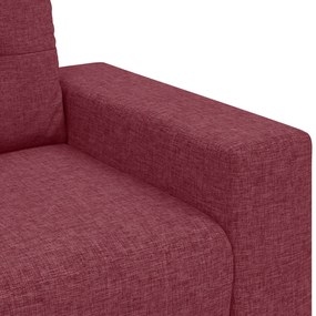 2 darabos kanapé szett párnákkal Bordó Szövet