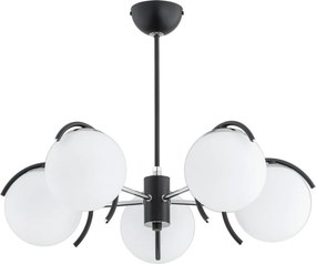 ALFA 28625 AVISTA Glamour CsillĂĄr FehĂ©r, KrĂłm, Fekete E14 IP20