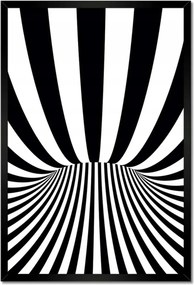 Poszterek keretben 40x60 Absztrakt fekete-fehér