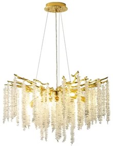 Zuma Line MD3720-1-EGN - Csillár zsinóron DIJON 8xG9/3,5W/230V arany