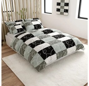 Kasparo blend krepp ágynemű szürke hotel zsebbel Ágyneműhuzat mérete: 70 x 90 cm | 140 x 200 cm