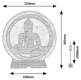 Rabalux 76033 - ZENOVA sós lámpa 1xE14/15W/230V