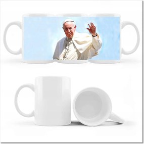 Ferenc pápa mintás bögre