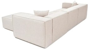 Sarokkanapé Lora (L1-O1-1R-POUFFE ) - Világos Barna