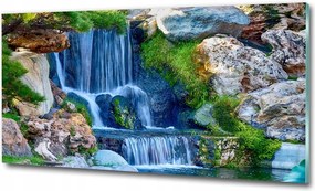 Fotó üvegkép Nyugat a tengerparton 100x70