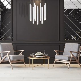 LED Csillár zsinóron ALBA 12xLED/1W/230V fehér