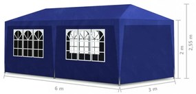kék partisátor 3 x 6 m