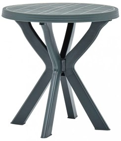 zöld műanyag bisztróasztal Ø70 cm