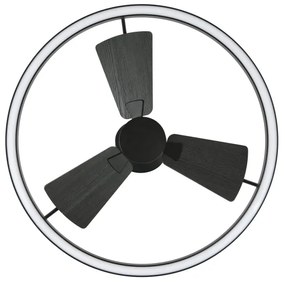 Lucci Air 516124 - LED Dimmelhető ventilátor CESSNA LED/36W/230V 3000/4000/5000K fekete + távirányító