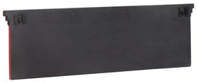 Falra akasztható kabátakasztó 4 akasztóval 80x25x2 cm Szilárd fa Mangó és MDF