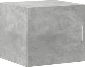 vidaXL betonszürke szerelt fa faliszekrény 45 x 42,5 x 40 cm