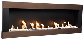 BIO FLAME Easy L Open Brown Horizontal biokandalló