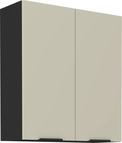 Felső szekrény, kasmír/fekete, ARAKA 80 G-90 2F