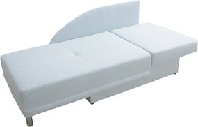 Kanapé ágyfunkcióval, világoskék anyag, jobbos kivitel, LAUREL