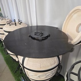 Főzőlap Nagy grillező serpenyő 70 X 64 cm