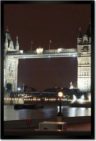 Poszterek keretben 40x60 Tower Bridge éjszaka
