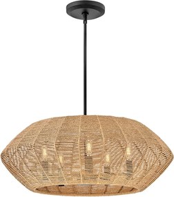 Quintiesse modern boho függeszték luca bézs fekete elsqn-luca-5p-mbkcam