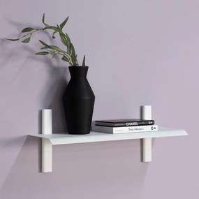Fehér fém fali polc 60 cm Hola – Spinder Design