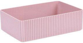 Stripe kozmetikai szervező rózsaszín, 21 x 6 x 14 cm