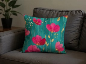 Pamut párnahuzat VIVIDELLE POLY 45x45 cm, zöld