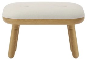 Fehér-natúr színű ülőke Paff Low – UMAGE