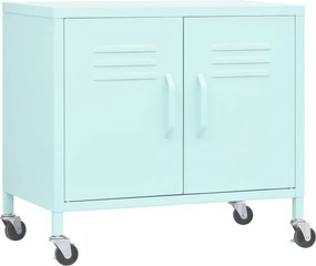 vidaXL mentazöld acél tárolószekrény 60 x 35 x 56 cm