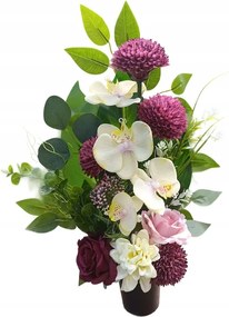 Csokor Utántöltő Váza Üveg Művirág Sír Temető Emlékmű