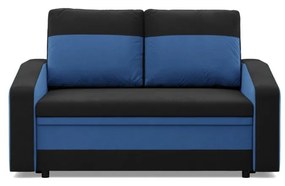 Hewlet kanapé, szövet anyag, fekete - kék