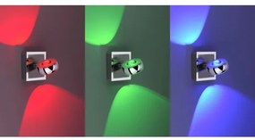 Leuchten Direkt 12471-55 -LED RGBW Dimmelhető lámpa OPTI LED/6W/230V + távirányító