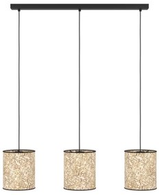 Eglo 43937 - Csillár zsinóron BUTTERBURN 3xE27/25W/230V