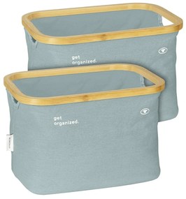 Textil tárolókosár szett 2 db-os 38x26x26 cm Tom Tailor – Wenko
