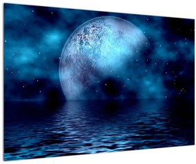 A hold képe a tenger felett (90x60 cm)