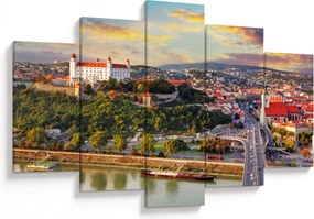 Kép - panoráma, Pozsony, Szlovákia (150x105 cm)