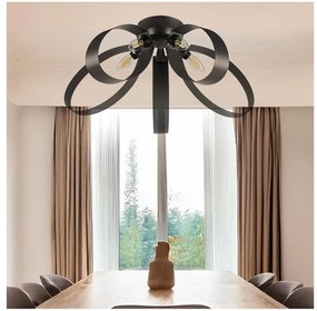 ONLI - Mennyezeti lámpa SERENA 5xE14/6W/230V fekete