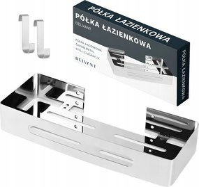 Fürdőszobai Akasztós Zuhanypolc Fürdőszobába Fém Delvant Króm