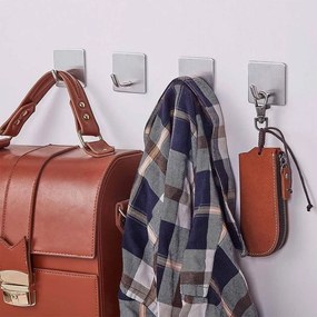 Öntapadós fémhorog - 2 db