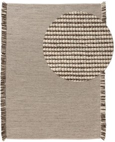 Wool Rug Mary Beige/Brown 15x15 cm Sample
