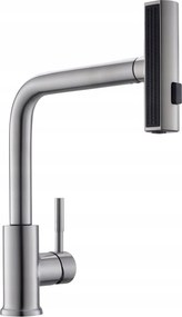 Goodcorner konyhai csaptelep vízesés 360° rozsdamentes acél 3 funkció