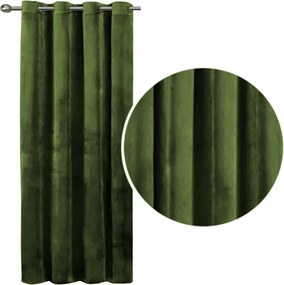 Velúr függöny Imperial 140x250 magas velúr függöny olíva khaki